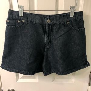 Dark wash shorts size 9
